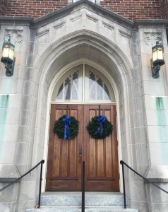 Door wreaths for Advent